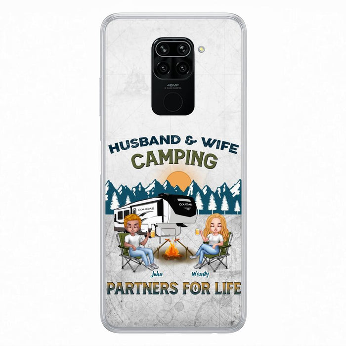 Personalized Camping Friends/Couple Phone Case For Xiaomi/Oppo/Huawei - Up to 7 People - Gift Idea For Friends/Camping Lover - Husband & Wife Camping Partners For Life