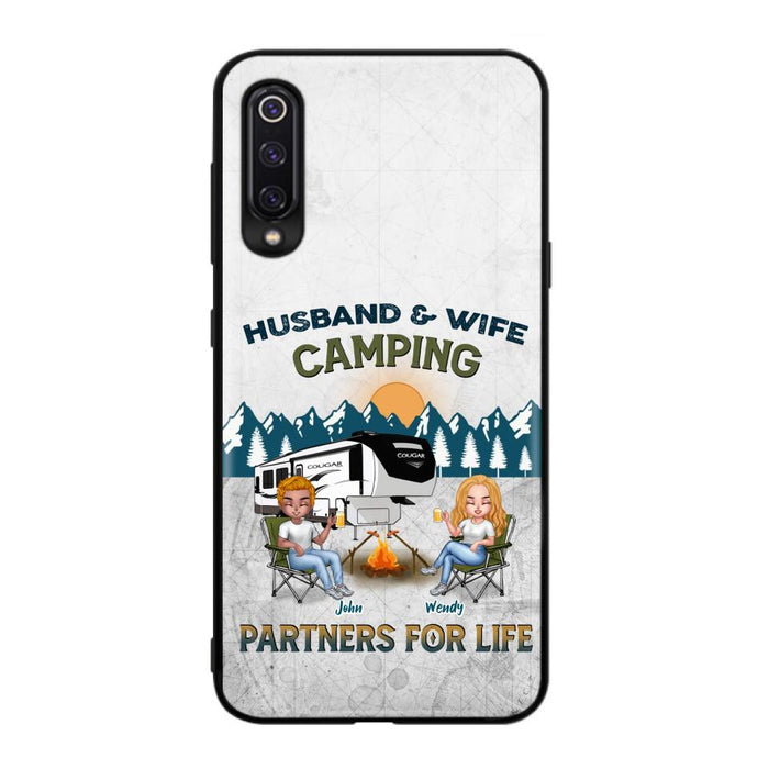 Personalized Camping Friends/Couple Phone Case For Xiaomi/Oppo/Huawei - Up to 7 People - Gift Idea For Friends/Camping Lover - Husband & Wife Camping Partners For Life