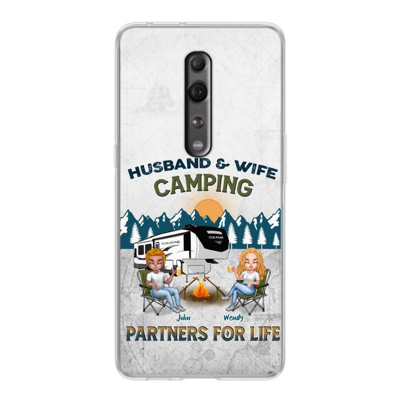 Personalized Camping Friends/Couple Phone Case For Xiaomi/Oppo/Huawei - Up to 7 People - Gift Idea For Friends/Camping Lover - Husband & Wife Camping Partners For Life