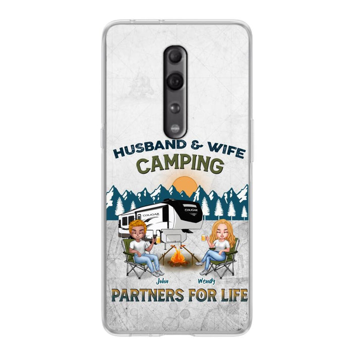 Personalized Camping Friends/Couple Phone Case For Xiaomi/Oppo/Huawei - Up to 7 People - Gift Idea For Friends/Camping Lover - Husband & Wife Camping Partners For Life