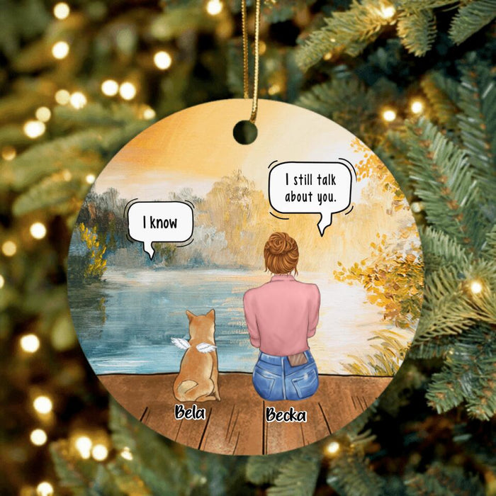 Personalized Dog Mom Ornament - Up to 4 Pets - Gift Idea For Pet Lover - FXVV9O