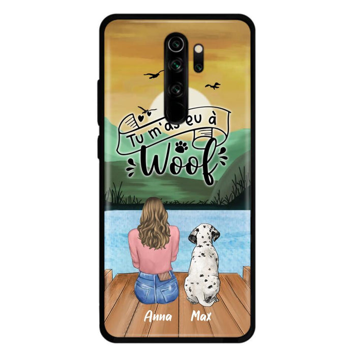Personalized Dog Mom Phone Case - Gifts For Dog Lover/Mother's Day With Up to 5 Dogs - Tu M'á Eu À Woof - Case For Xiaomi/Oppo/Huawei