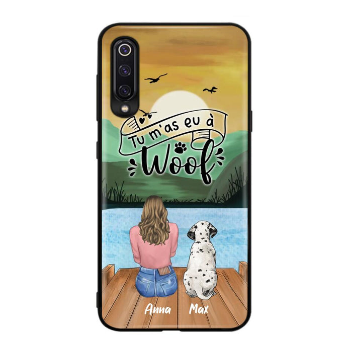 Personalized Dog Mom Phone Case - Gifts For Dog Lover/Mother's Day With Up to 5 Dogs - Tu M'á Eu À Woof - Case For Xiaomi/Oppo/Huawei