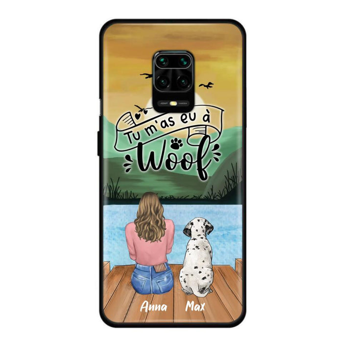 Personalized Dog Mom Phone Case - Gifts For Dog Lover/Mother's Day With Up to 5 Dogs - Tu M'á Eu À Woof - Case For Xiaomi/Oppo/Huawei