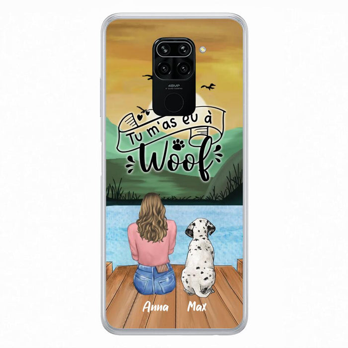 Personalized Dog Mom Phone Case - Gifts For Dog Lover/Mother's Day With Up to 5 Dogs - Tu M'á Eu À Woof - Case For Xiaomi/Oppo/Huawei