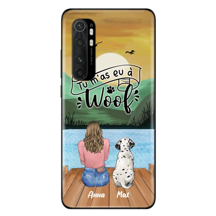 Personalized Dog Mom Phone Case - Gifts For Dog Lover/Mother's Day With Up to 5 Dogs - Tu M'á Eu À Woof - Case For Xiaomi/Oppo/Huawei