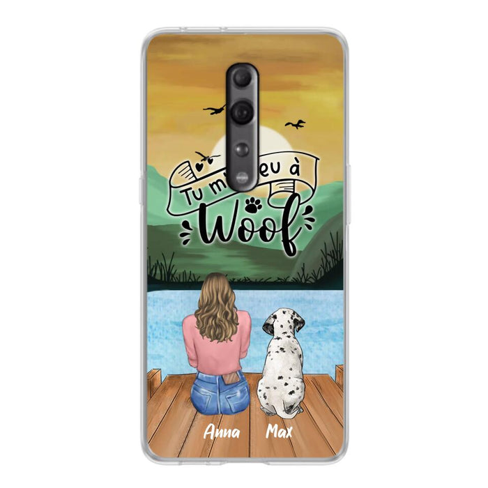Personalized Dog Mom Phone Case - Gifts For Dog Lover/Mother's Day With Up to 5 Dogs - Tu M'á Eu À Woof - Case For Xiaomi/Oppo/Huawei