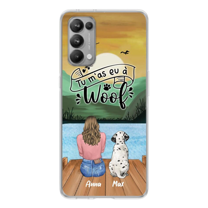 Personalized Dog Mom Phone Case - Gifts For Dog Lover/Mother's Day With Up to 5 Dogs - Tu M'á Eu À Woof - Case For Xiaomi/Oppo/Huawei