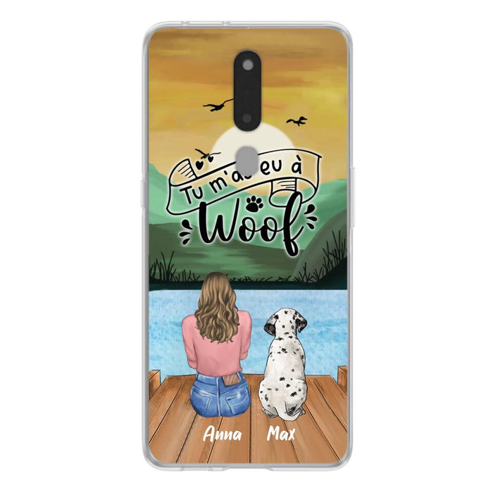 Personalized Dog Mom Phone Case - Gifts For Dog Lover/Mother's Day With Up to 5 Dogs - Tu M'á Eu À Woof - Case For Xiaomi/Oppo/Huawei