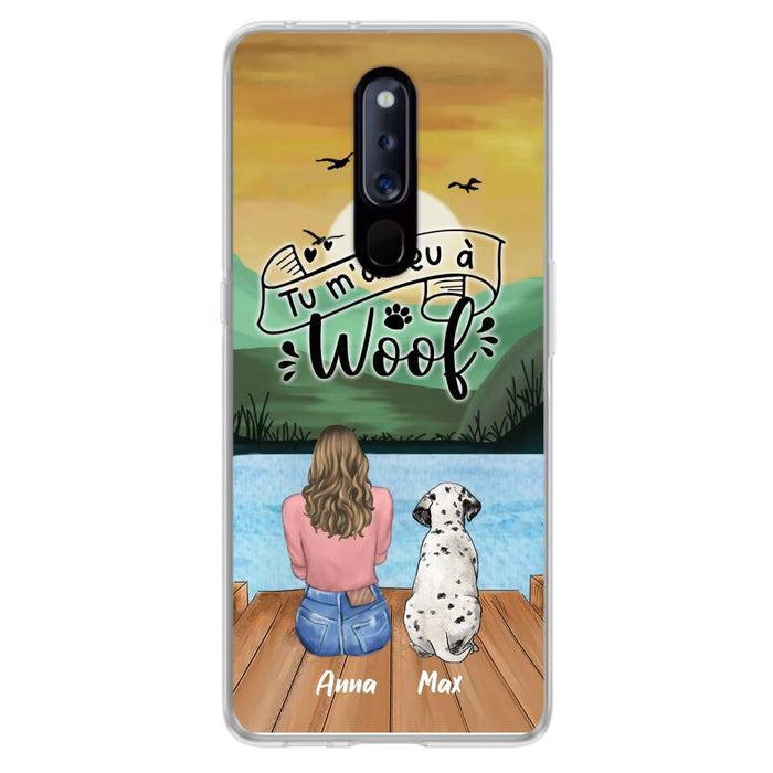 Personalized Dog Mom Phone Case - Gifts For Dog Lover/Mother's Day With Up to 5 Dogs - Tu M'á Eu À Woof - Case For Xiaomi/Oppo/Huawei