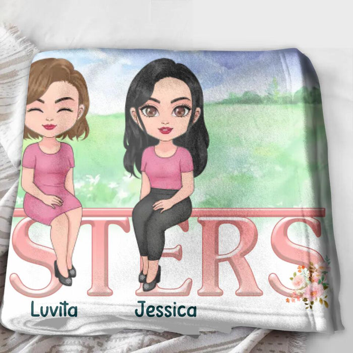 Personalized Sisters Father's Day - Gift Idea For Sister/Sibling - Up to 4 Sisters - Sisters Give Hope When Life Is Low