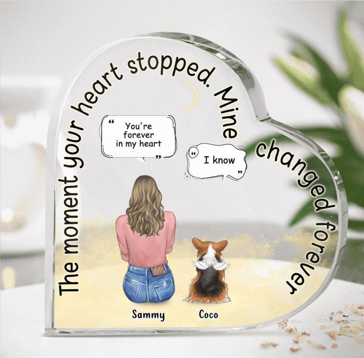 Personalized Memorial Pet Plaque - Memorial Gift Idea For Dog/Cat Lovers - Up to 4 Pets