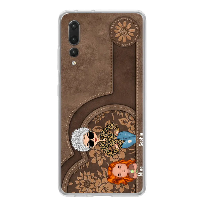 Custom Personalized Grandma Phone Case - Up to 5 Kids - Gift Idea For Grandma/Mother's Day - Case For Xiaomi/ Oppo/ Huawei