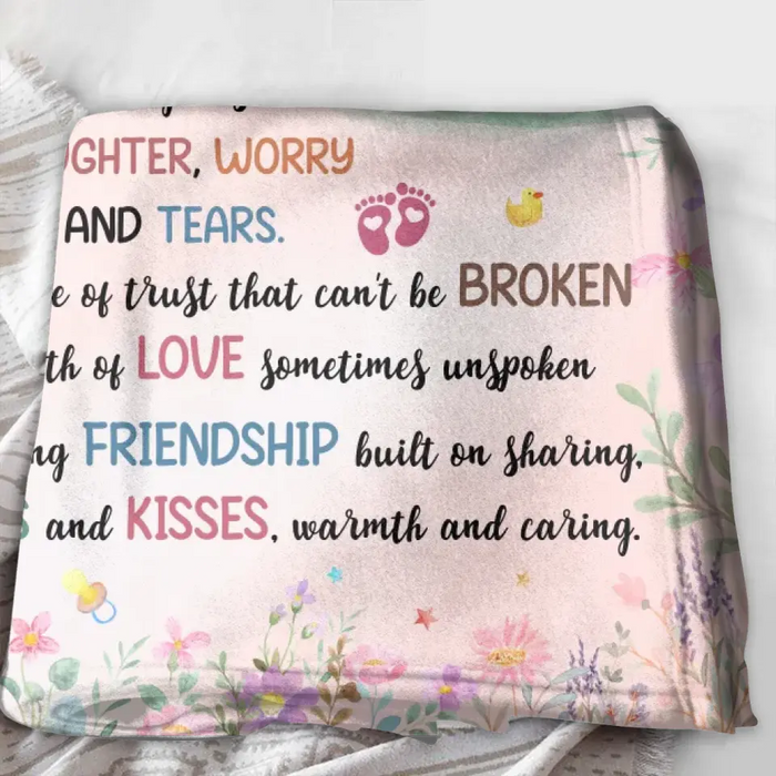 Personalized New Grandma Fleece Throw Blanket/Quilt - Mother's Day Gift Idea for Grandma - To An Amazing New Grandma