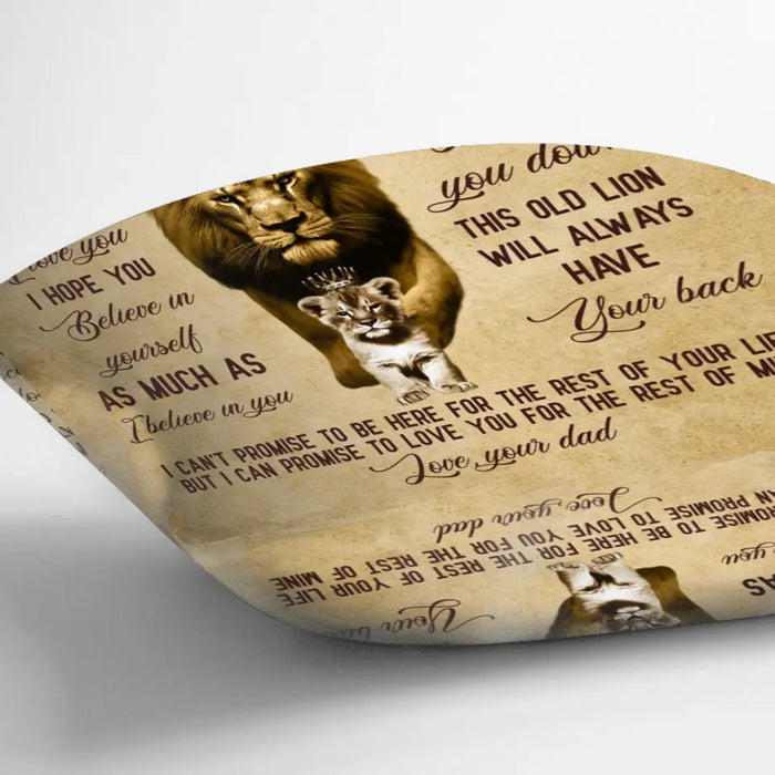 To My Daughter Pillow Cover -  Birthday Gift Idea From Dad To Daughter - I Hope You Believe In Yourself As Much As I Believe In You