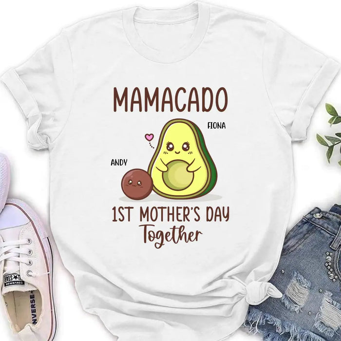 Personalized 1st Mother's Day Together Shirt/ Onesie - Gift Idea For Mother's Day/ Baby - Mamacado/ Babycado