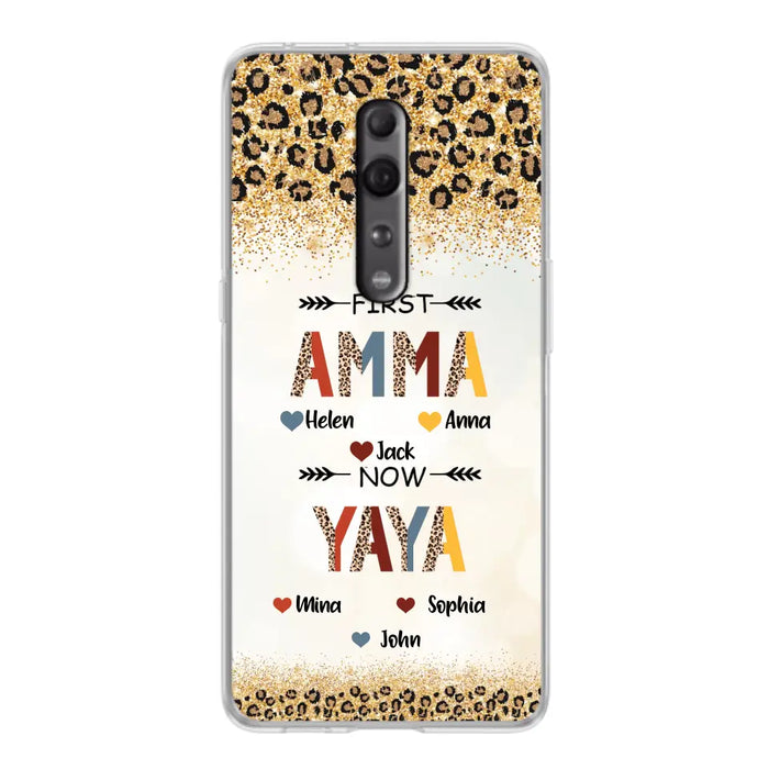 Personalized Grandma Phone Case - Up to 4 Kids And 8 Grandkids - Mother's Day Gift Idea for Grandma - First Mom Now Nana Kid And Grandkids - Cases For Xiaomi/Oppo/Huawei