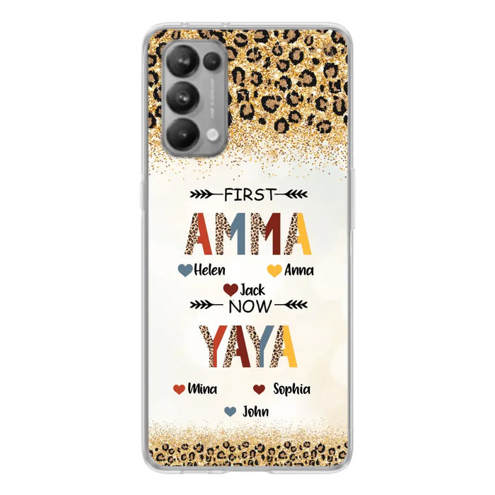 Personalized Grandma Phone Case - Up to 4 Kids And 8 Grandkids - Mother's Day Gift Idea for Grandma - First Mom Now Nana Kid And Grandkids - Cases For Xiaomi/Oppo/Huawei