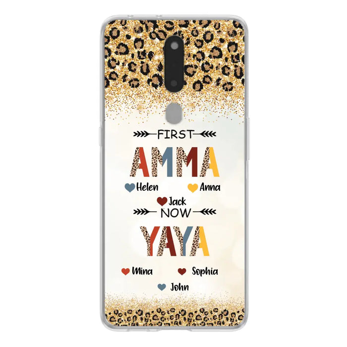 Personalized Grandma Phone Case - Up to 4 Kids And 8 Grandkids - Mother's Day Gift Idea for Grandma - First Mom Now Nana Kid And Grandkids - Cases For Xiaomi/Oppo/Huawei