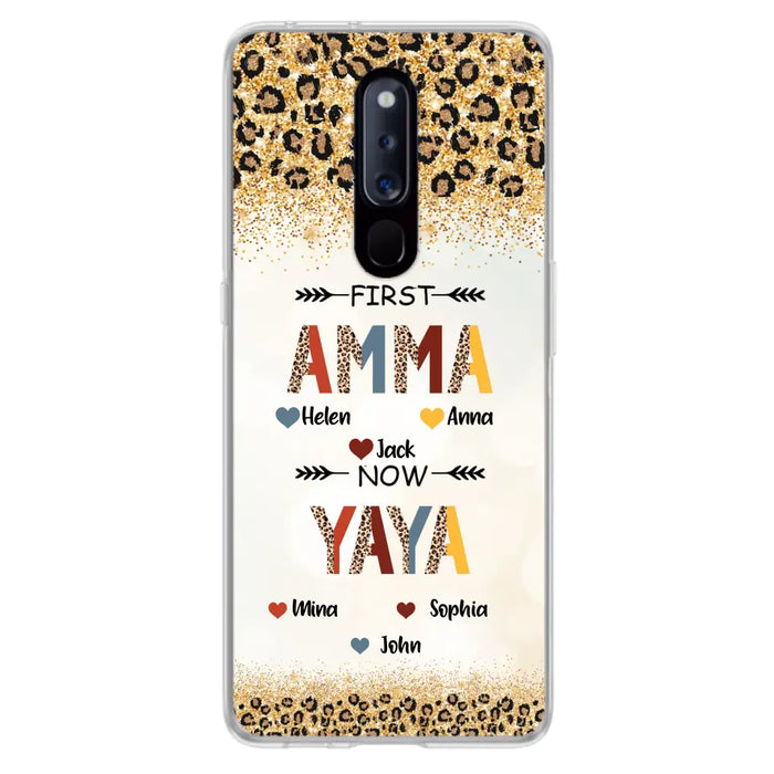 Personalized Grandma Phone Case - Up to 4 Kids And 8 Grandkids - Mother's Day Gift Idea for Grandma - First Mom Now Nana Kid And Grandkids - Cases For Xiaomi/Oppo/Huawei