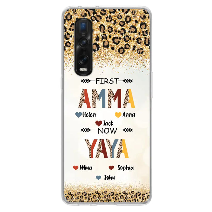 Personalized Grandma Phone Case - Up to 4 Kids And 8 Grandkids - Mother's Day Gift Idea for Grandma - First Mom Now Nana Kid And Grandkids - Cases For Xiaomi/Oppo/Huawei