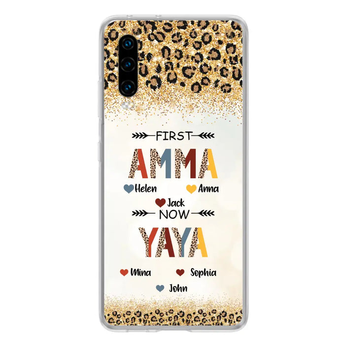 Personalized Grandma Phone Case - Up to 4 Kids And 8 Grandkids - Mother's Day Gift Idea for Grandma - First Mom Now Nana Kid And Grandkids - Cases For Xiaomi/Oppo/Huawei