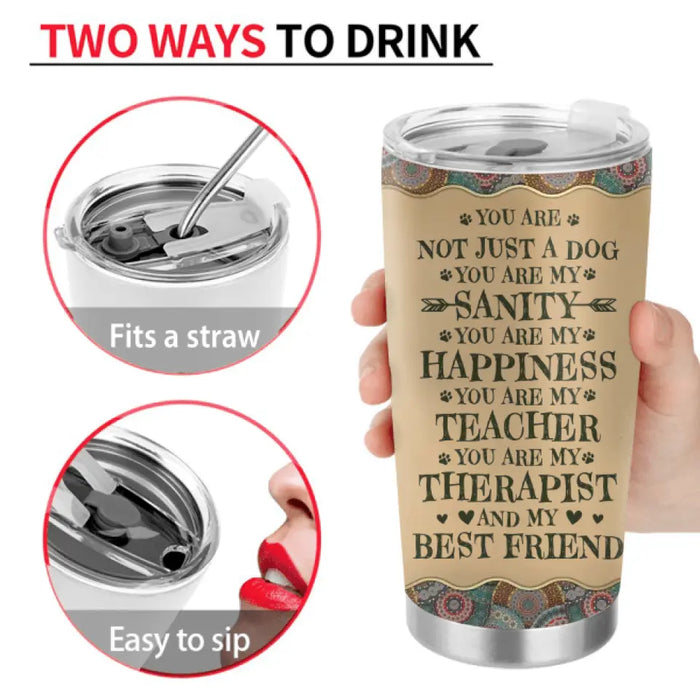 Personalized Dog Mom Tumbler - Up To 5 Dogs - Gift Idea For Dog Lovers