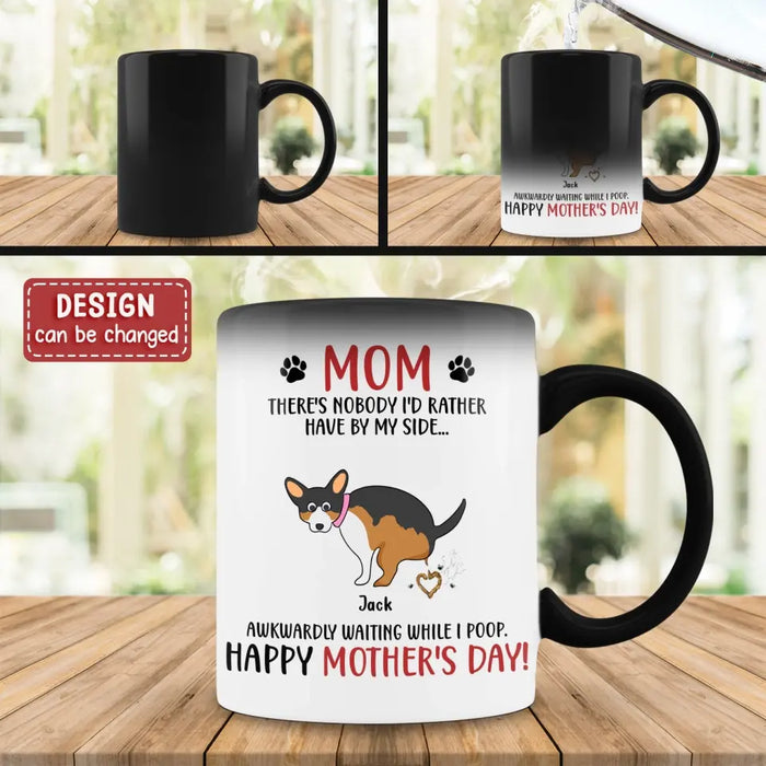 Personalized Dog Mom Color Changing Mug - Funny Gift For Mother's Day