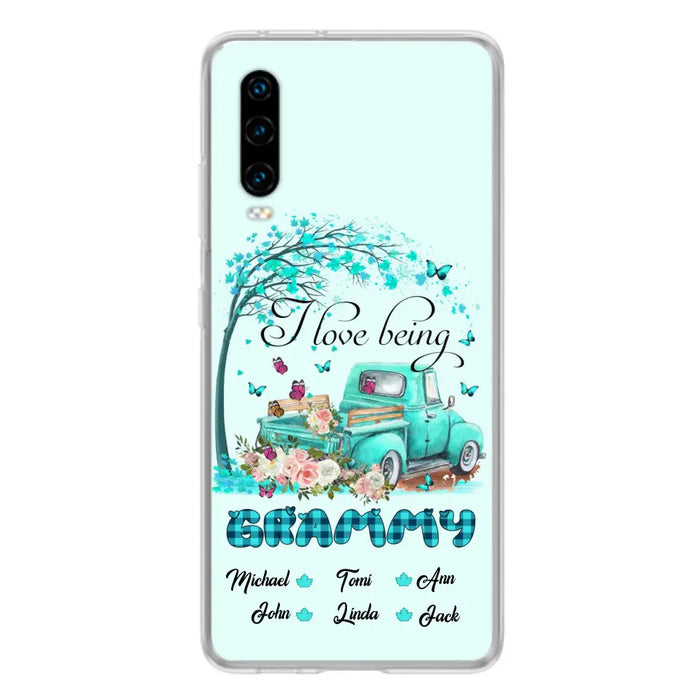 Personalized Grandma Phone Case - I Love Being Grandma - R5OIKQ -TQ - Case For iPhone And Samsung