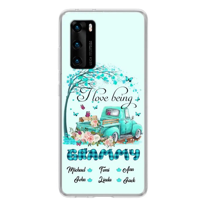 Personalized Grandma Phone Case - I Love Being Grandma - R5OIKQ -TQ - Case For iPhone And Samsung