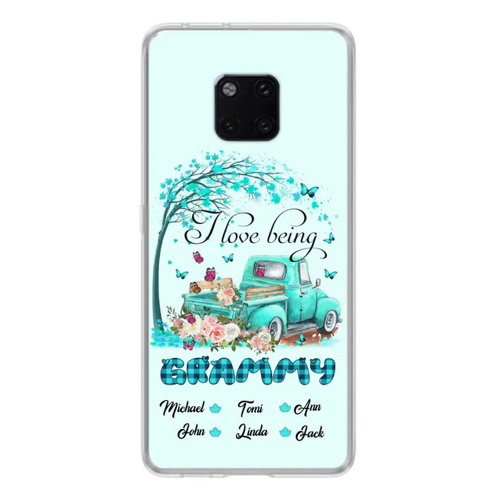 Personalized Grandma Phone Case - I Love Being Grandma - R5OIKQ -TQ - Case For iPhone And Samsung