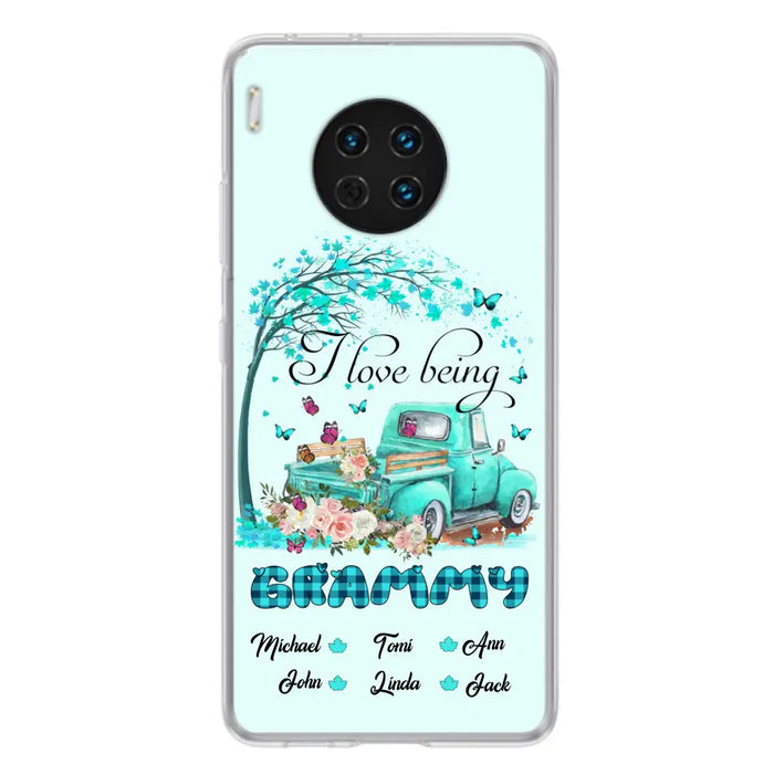 Personalized Grandma Phone Case - I Love Being Grandma - R5OIKQ -TQ - Case For iPhone And Samsung