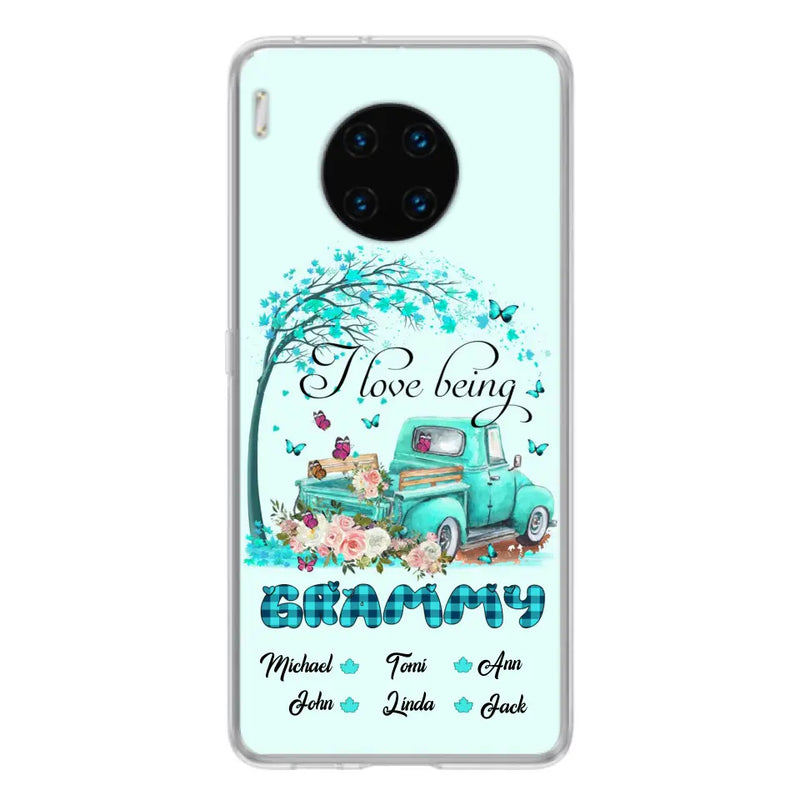 Personalized Grandma Phone Case - I Love Being Grandma - R5OIKQ -TQ - Case For iPhone And Samsung