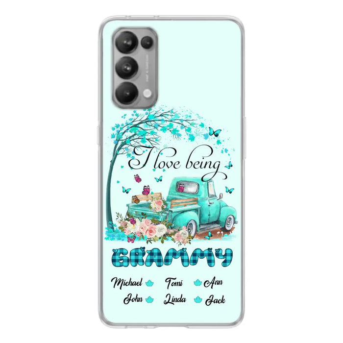 Personalized Grandma Phone Case - I Love Being Grandma - R5OIKQ -TQ - Case For iPhone And Samsung