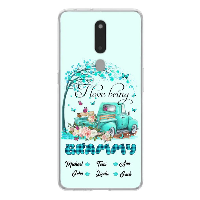 Personalized Grandma Phone Case - I Love Being Grandma - R5OIKQ -TQ - Case For iPhone And Samsung