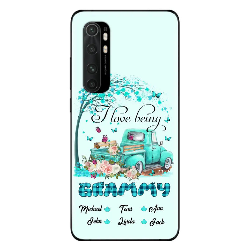 Personalized Grandma Phone Case - I Love Being Grandma - R5OIKQ -TQ - Case For iPhone And Samsung