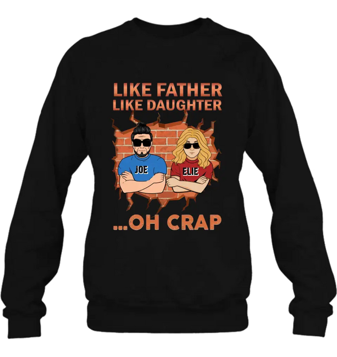 Personalized Dad/Mom And Daughter/Son T-Shirt - Gift Idea For Father's Day/Mother's Day