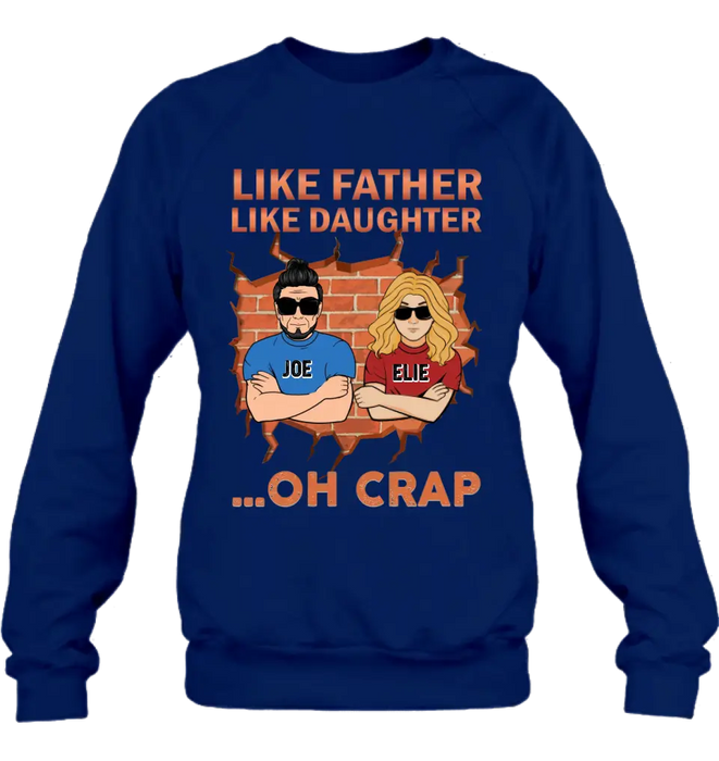 Personalized Dad/Mom And Daughter/Son T-Shirt - Gift Idea For Father's Day/Mother's Day