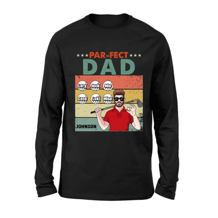 Personalized Golf Grandpa/Dad Shirt/Hoodie - Gift Idea For Grandpa/Father's Day - Par-fect Dad