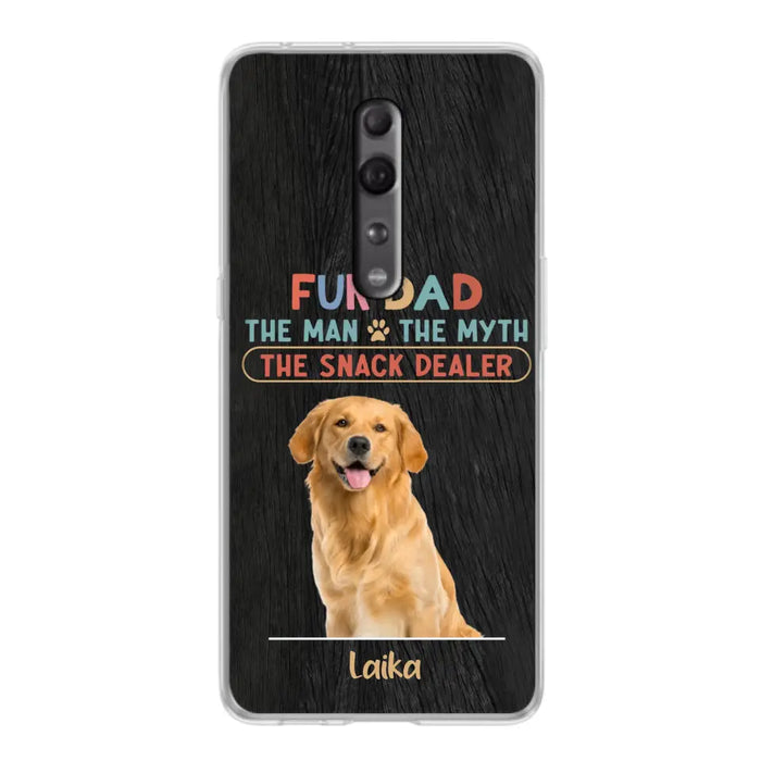 Personalized Fur Dad Phone Case - Upload Photo - Up to 6 Pets - Father's Day Gift For Pet Lovers - Fur Dad The Man The Myth The Snack Dealer - Case for Xiaomi/Huawei/Oppo