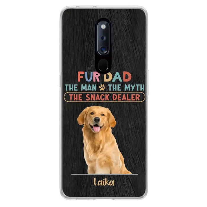 Personalized Fur Dad Phone Case - Upload Photo - Up to 6 Pets - Father's Day Gift For Pet Lovers - Fur Dad The Man The Myth The Snack Dealer - Case for Xiaomi/Huawei/Oppo