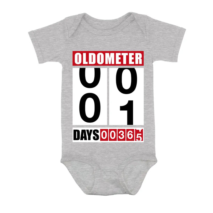 Personalized Oldometer Shirt/Baby Onesie - Gift Idea For Father/Baby/Father's Day