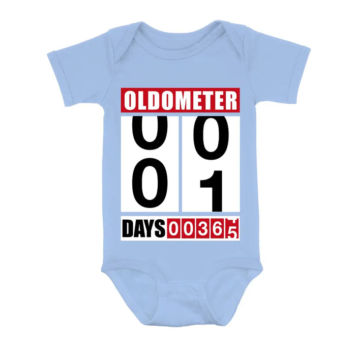 Personalized Oldometer Shirt/Baby Onesie - Gift Idea For Father/Baby/Father's Day