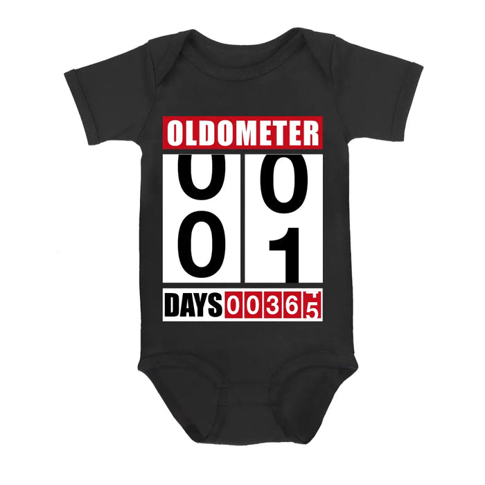 Personalized Oldometer Shirt/Baby Onesie - Gift Idea For Father/Baby/Father's Day