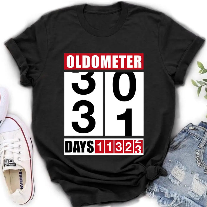 Personalized Oldometer Shirt/Baby Onesie - Gift Idea For Father/Baby/Father's Day