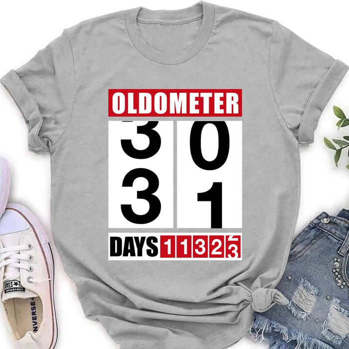 Personalized Oldometer Shirt/Baby Onesie - Gift Idea For Father/Baby/Father's Day