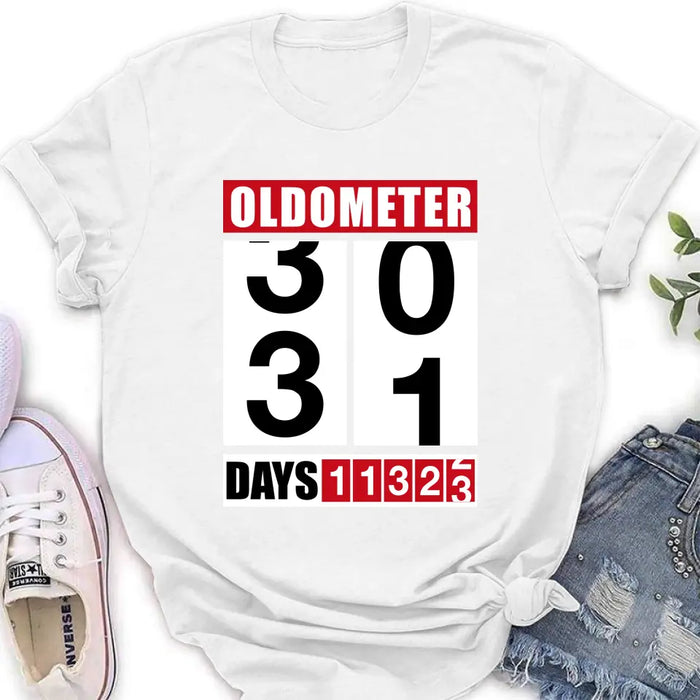 Personalized Oldometer Shirt/Baby Onesie - Gift Idea For Father/Baby/Father's Day