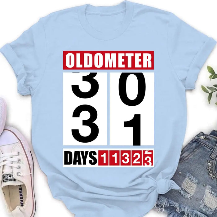 Personalized Oldometer Shirt/Baby Onesie - Gift Idea For Father/Baby/Father's Day