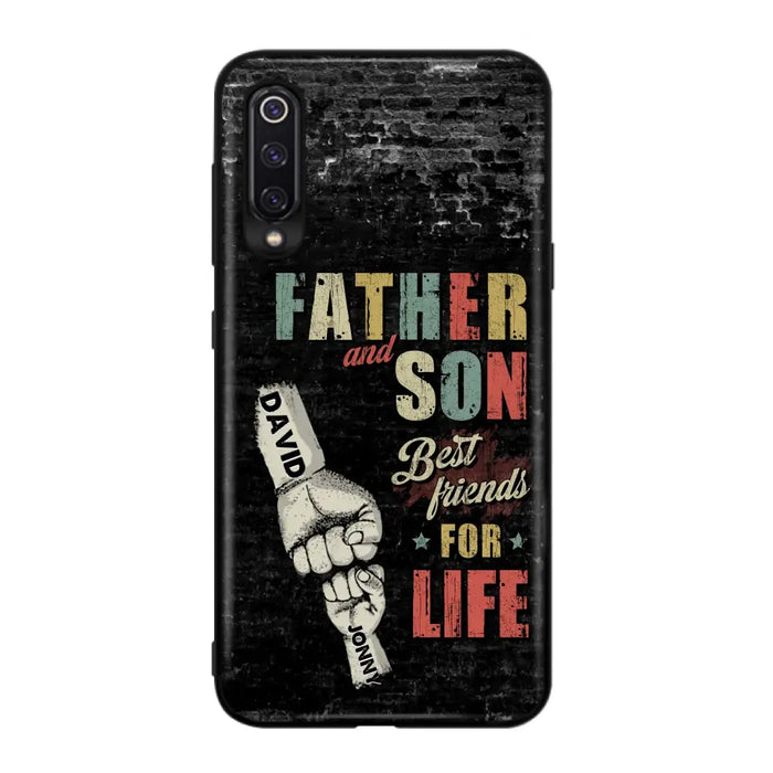 Personalized Father Phone Case - Up to 5 Children - Father's Day Gift Idea from Sons/Daughters - Father And Son/Daughter Best Friends For Life - Case for Xiaomi/Huawei/Oppo