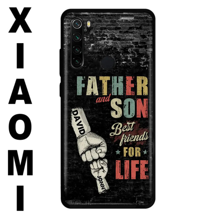Personalized Father Phone Case - Up to 5 Children - Father's Day Gift Idea from Sons/Daughters - Father And Son/Daughter Best Friends For Life - Case for Xiaomi/Huawei/Oppo